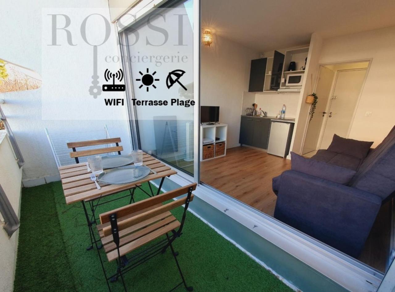 Suite Thalassa 1Ere Ligne Plages Du Couchant Wifi - Rossiconciergerie - Linge Inclus La Grande Motte Exterior foto